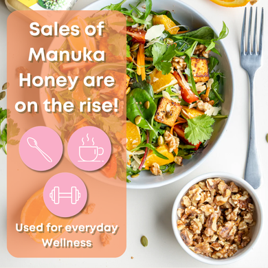 Airborne Honey USA - Wholesale Honey - Manuka 50+ Multifloral Honey | Raw | Unfiltered  17.6oz1