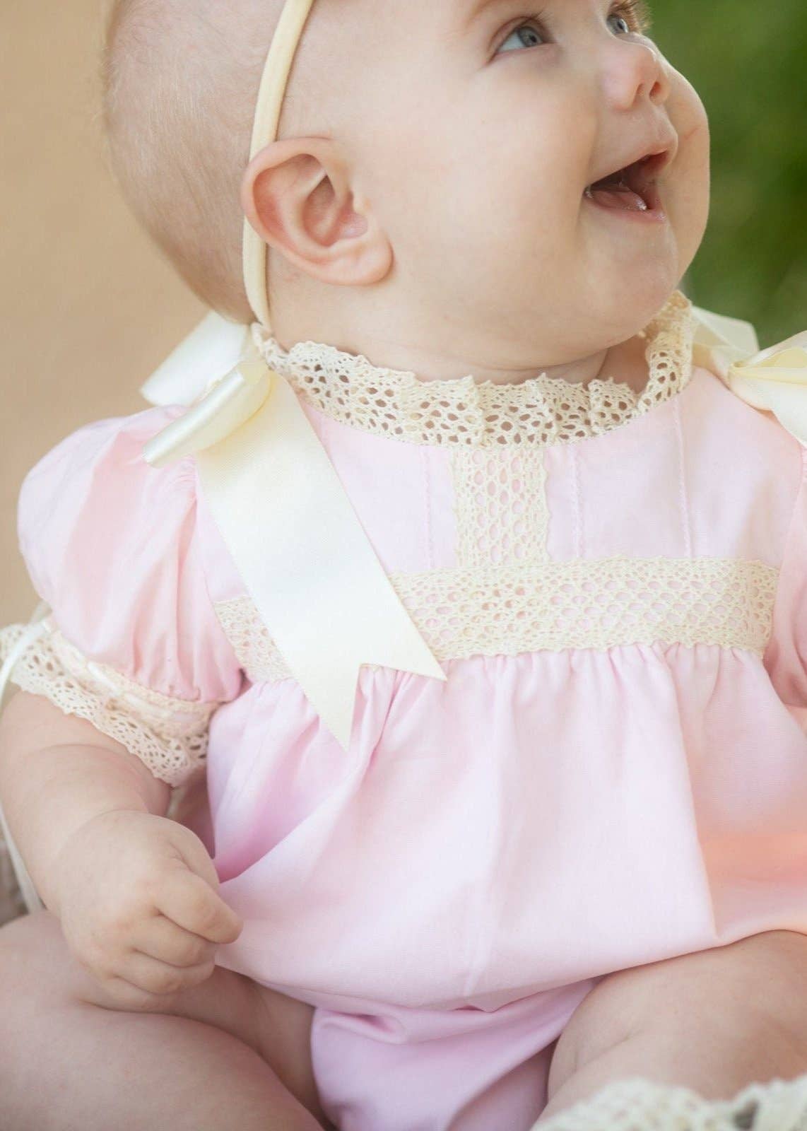Posh Pickle - Wholesale Bodysuit (Non-Footed) - Baby - Bristol Pink Heirloom Bubble