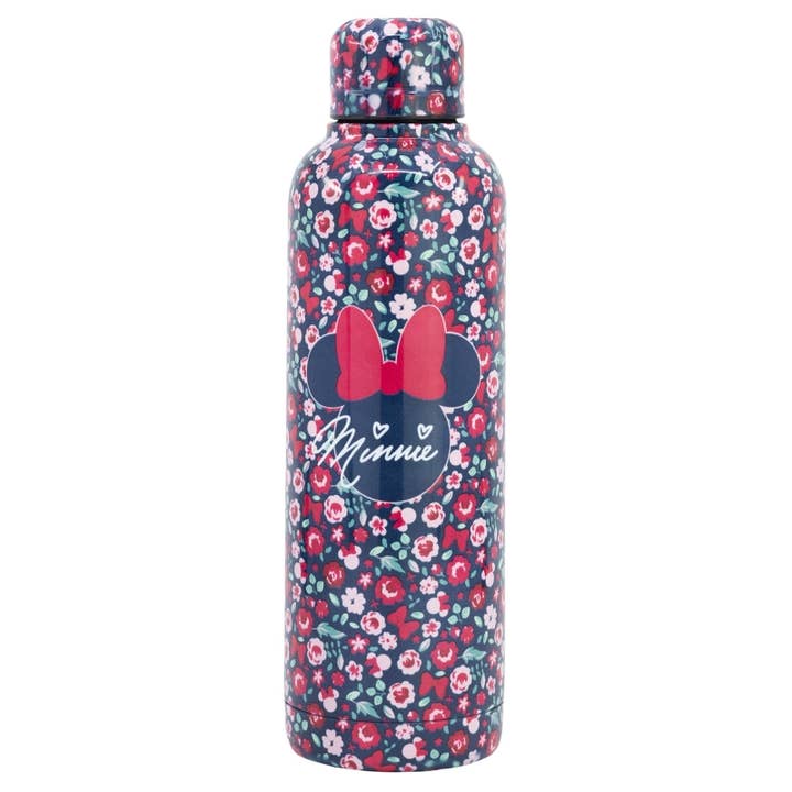 Garrafa térmica Stor de aço inoxidável 515 ml com Minnie Mouse e estampa floral por atacado de Stor