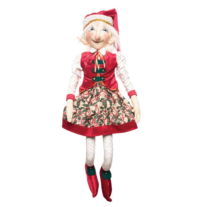 Erica Elf Gathered Traditions Art Doll for wholesale by C&F Home