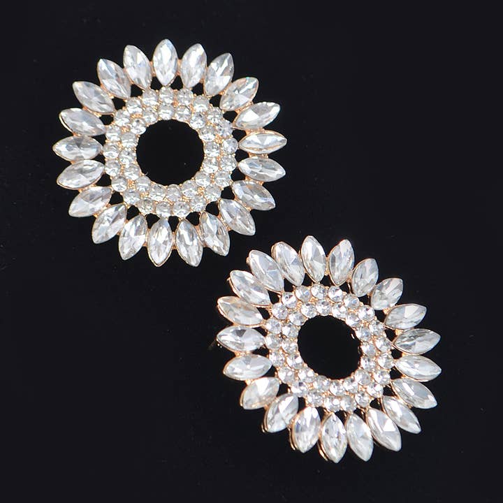 3AM BY H&D ACCESSORIES - Wholesale Stud/Post Earrings - Rhinestone Stud Earring1
