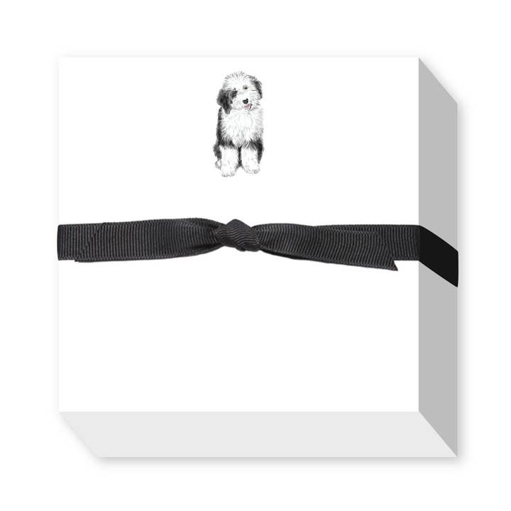 SHEEPADOODLE CHUBBIE NOTEPAD for wholesale by Donovan Designs