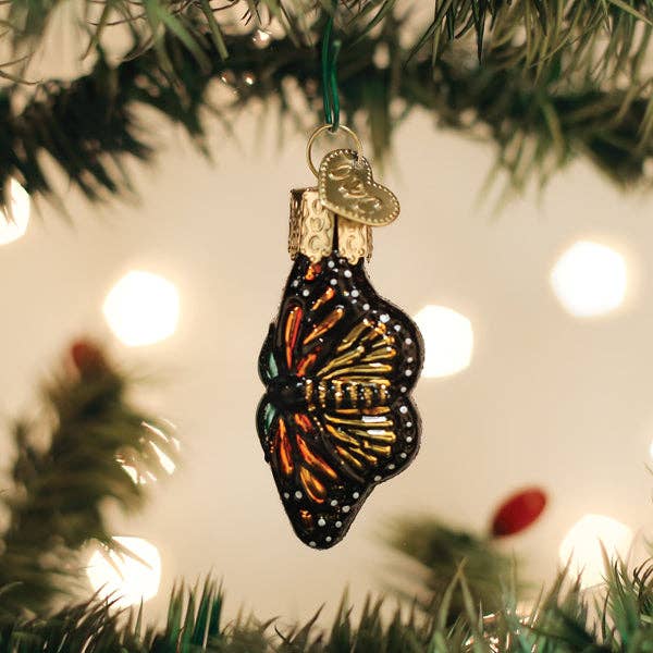 Old World Christmas - Wholesale Ornament - Mini Monarch Butterfly Ornament0