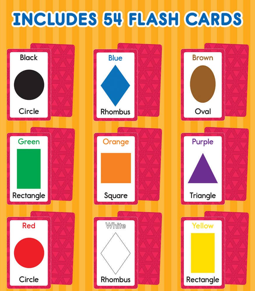 Carson Dellosa Education - Wholesale Learning Cards - Kids & Baby - Colors and Shapes Flash Cards2
