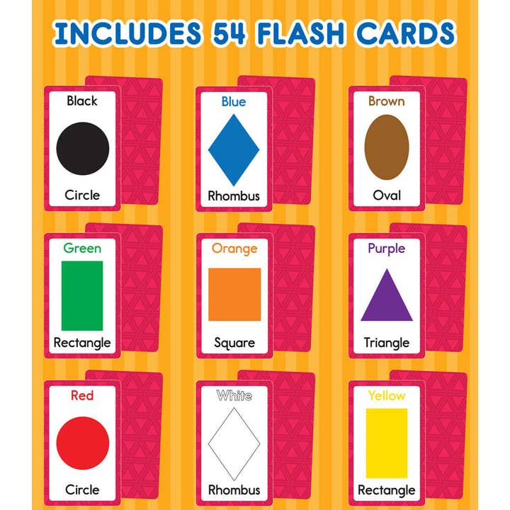 Carson Dellosa Education - Wholesale Learning Cards - Kids & Baby - Colors and Shapes Flash Cards2