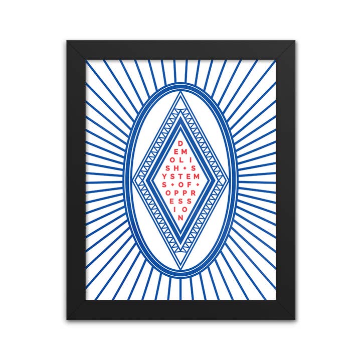 Demolish Systems of Oppression for wholesale by Radical Hearts Print Lab
