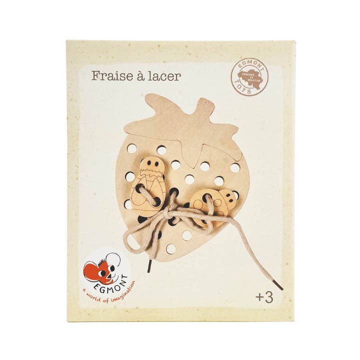 Egmont - Wholesale Wood Toy - Kids - Lacing Strawberry2