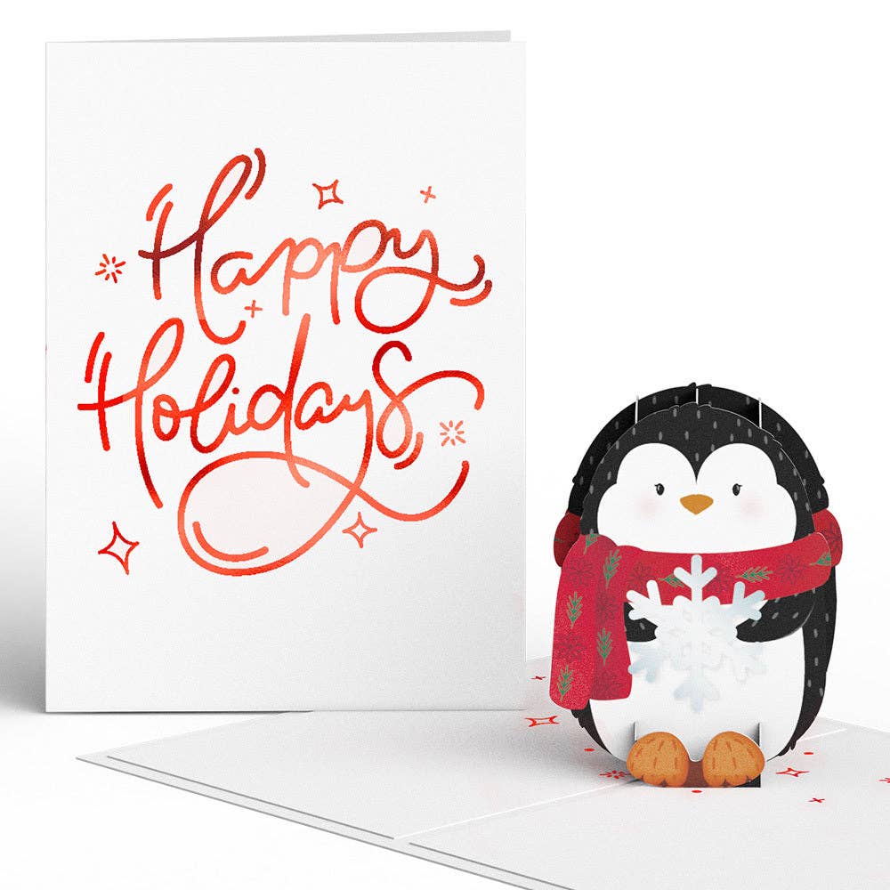 Lovepop Cards - Wholesale Everyday Greeting Card - Sparkling Winter Village: Tinypop™ Mini Card Set 2 x 2.8"10