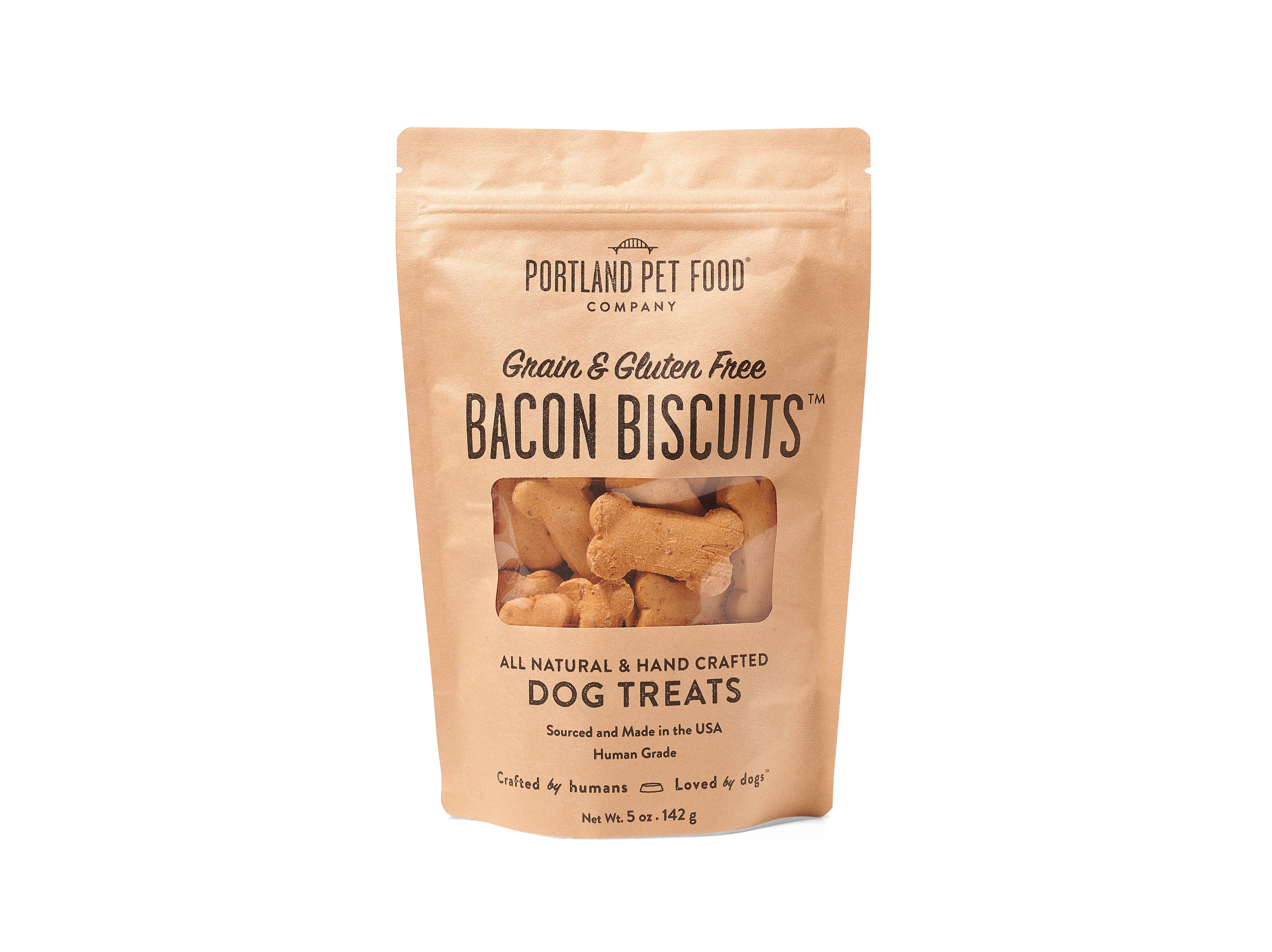 Portland Pet Food Company - Wholesale Pet biscuits â Dog - Grain and Gluten Free Bacon Dog Biscuits