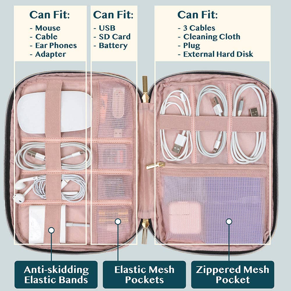 Pavilia - Wholesale Pouch - Unisex - Electronic Tech Organizer Bag30