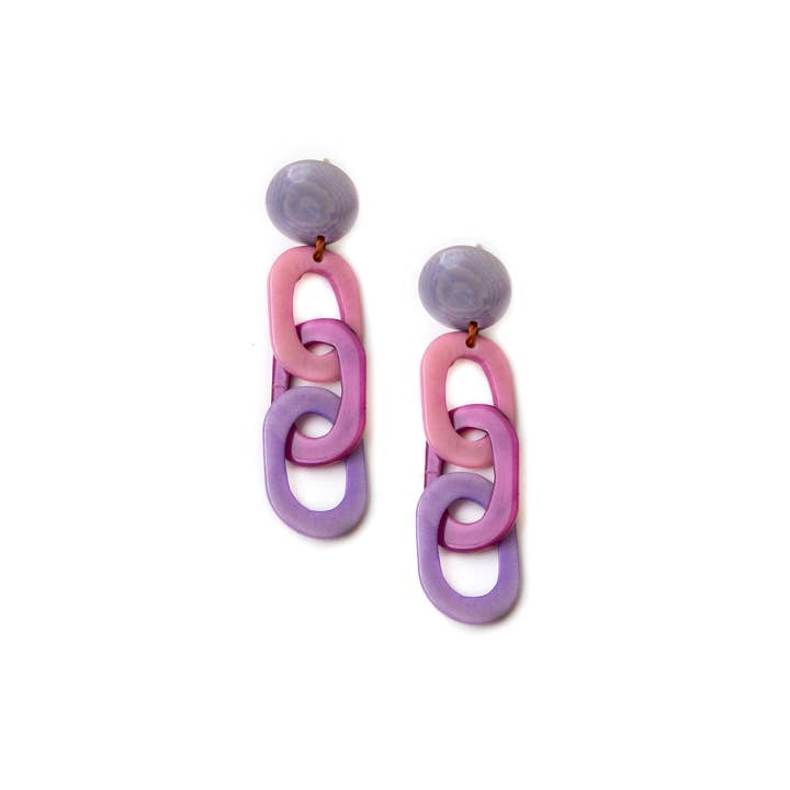 Organic Tagua Jewelry - Vente Boucles d'oreilles pendantes - Boucles d'oreilles Luciana1