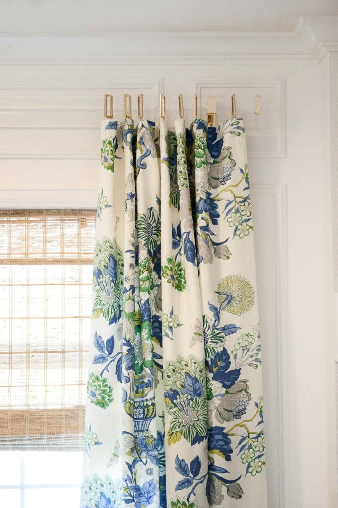 LuxHoldups - Wholesale Curtain Rod - Brass Rectangle Curtain Rings for Lucite Rod by Luxholdups7