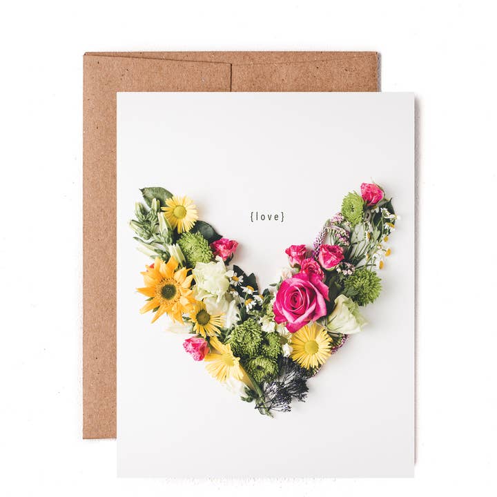 Love Greeting Card for wholesale by The Pen + Piper