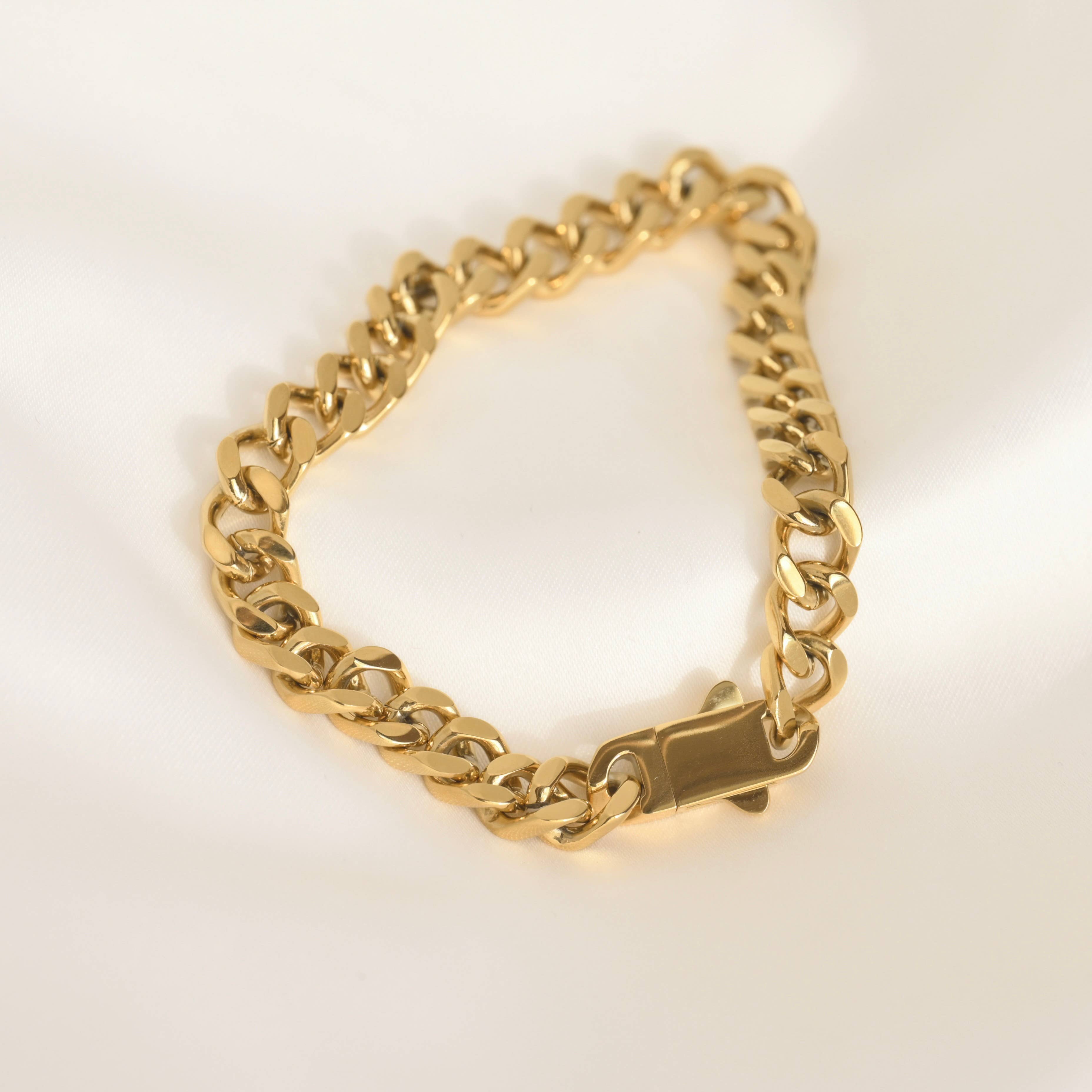 Blueyejewelry - Wholesale Link & Chain Bracelet - Men's Curb Chain Bracelet - Cuban Chain Bracelet for Men8