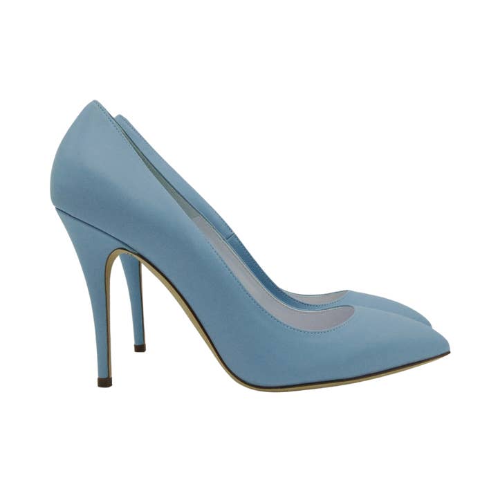 Mida Pump Calf Light Blue 38 for wholesale by MIDA