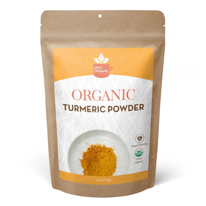 SPICY ORGANIC - Wholesale Protein/Superfood Powder - SPICY ORGANIC Turmeric Root Powder - 100% USDA Certified Organic - Non-GMO Turmeric Curcumin Powder