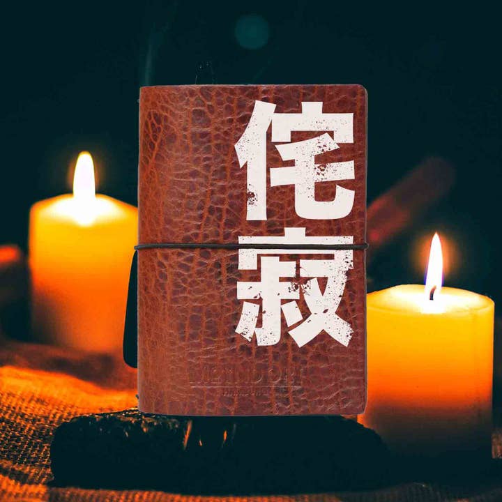 WABI SABI - Quaderno giapponese con stampa serigrafica per la vendita all'ingrosso da parte di MoinDori Hamburg