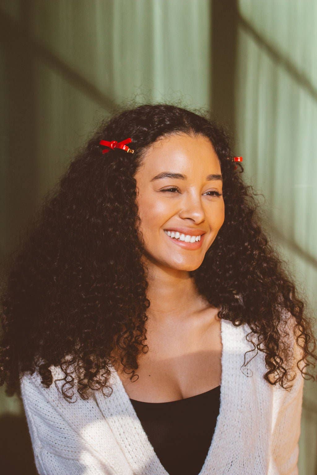 Shop Andi - Wholesale Hair Bow - Women's - Ruby Red Acetate Bow Clip 2-pack3