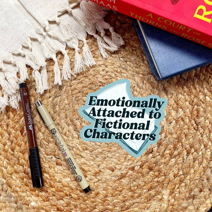 Serafine Art and Design - Wholesale Sticker - Emotionally Attached To Fictional Characters Sticker8