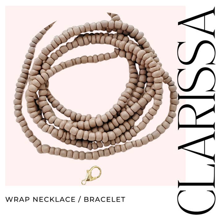 House of Sanchez - Wholesale Beaded/Pearl Necklace - Clarissa - Wrap Necklace / Bracelet0