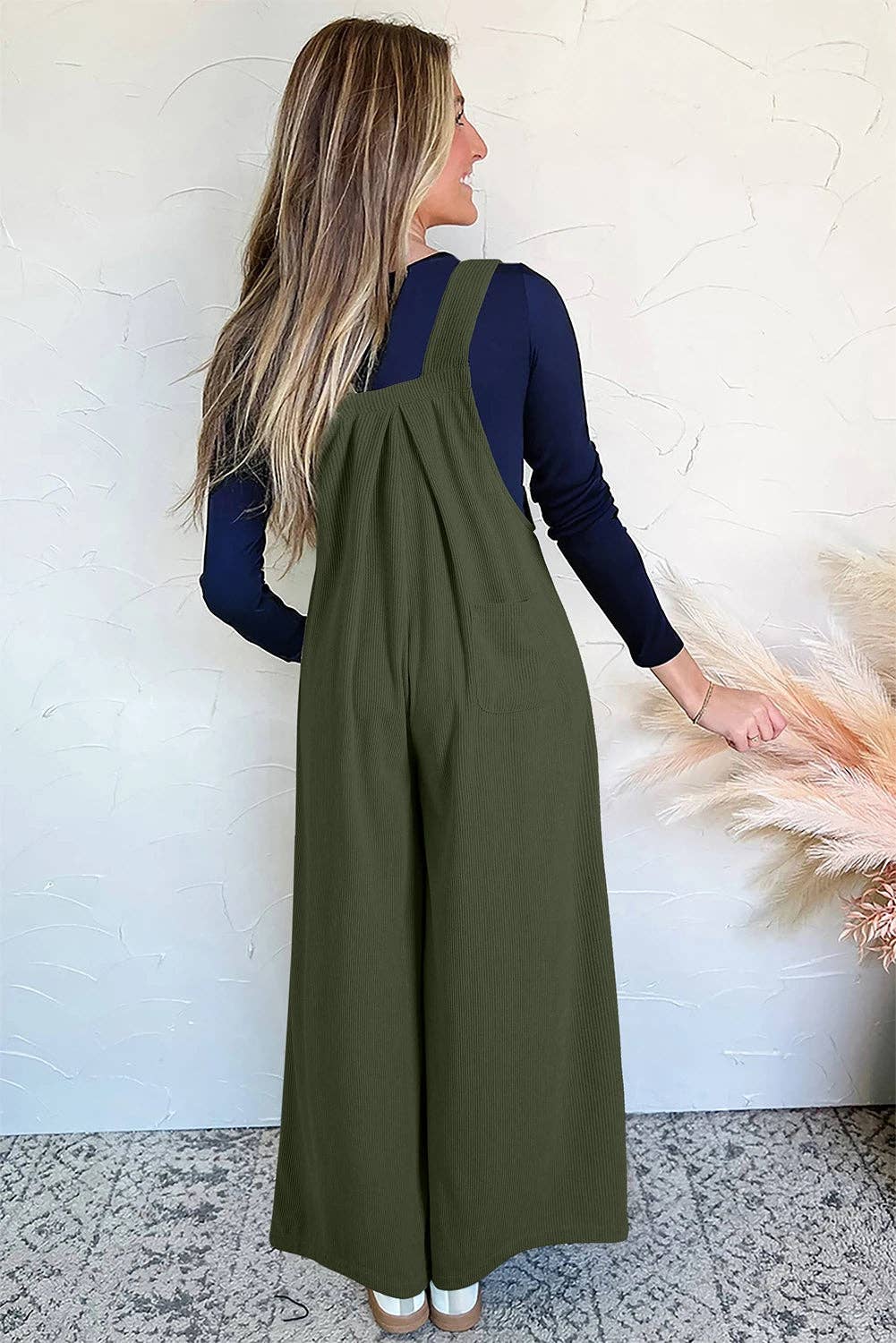 Lovesoft - Wholesale Jumpsuit - Women's - Brown Leopard Bib Wide Leg Jumpsuit6