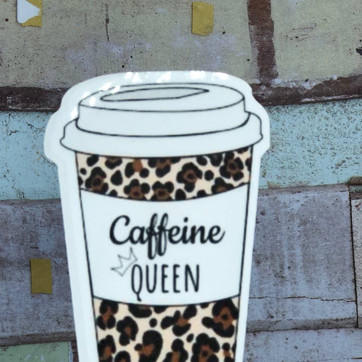 Coffee Travel Mug Vinyl Sticker for wholesale by Stationary Bliss