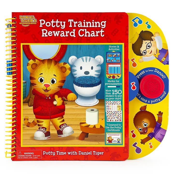 Cottage Door Press - Wholesale Book - Kids - Daniel Tiger Potty Time!(Spanish Edition) 3-Button Song Book
