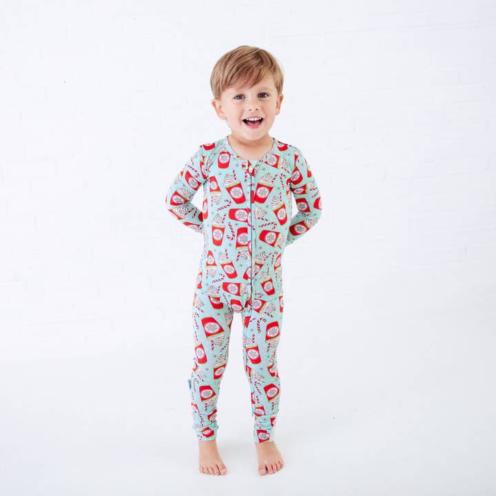 A Cup Of Cheer Convertible Footie for wholesale by Dreamiere