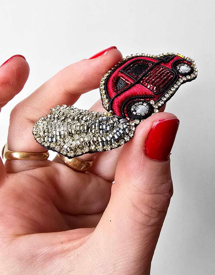 Céleste Mogador - Wholesale Brooch - FIAT 500 (size S)0