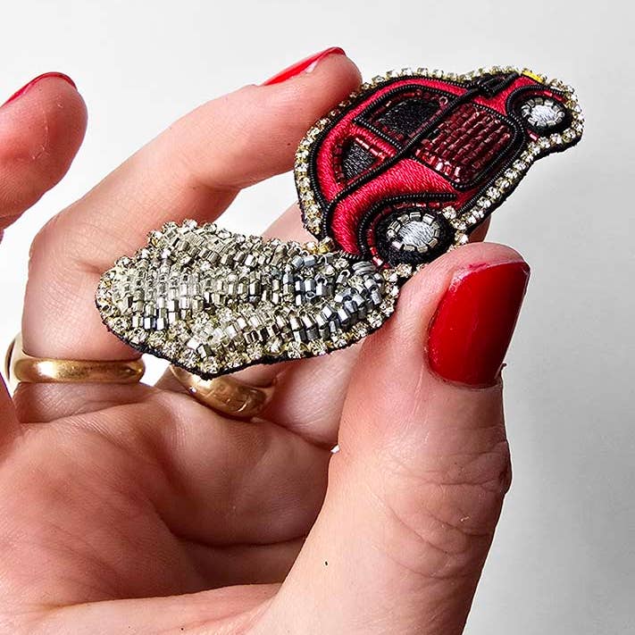Céleste Mogador - Wholesale Brooch - FIAT 500 (size S)