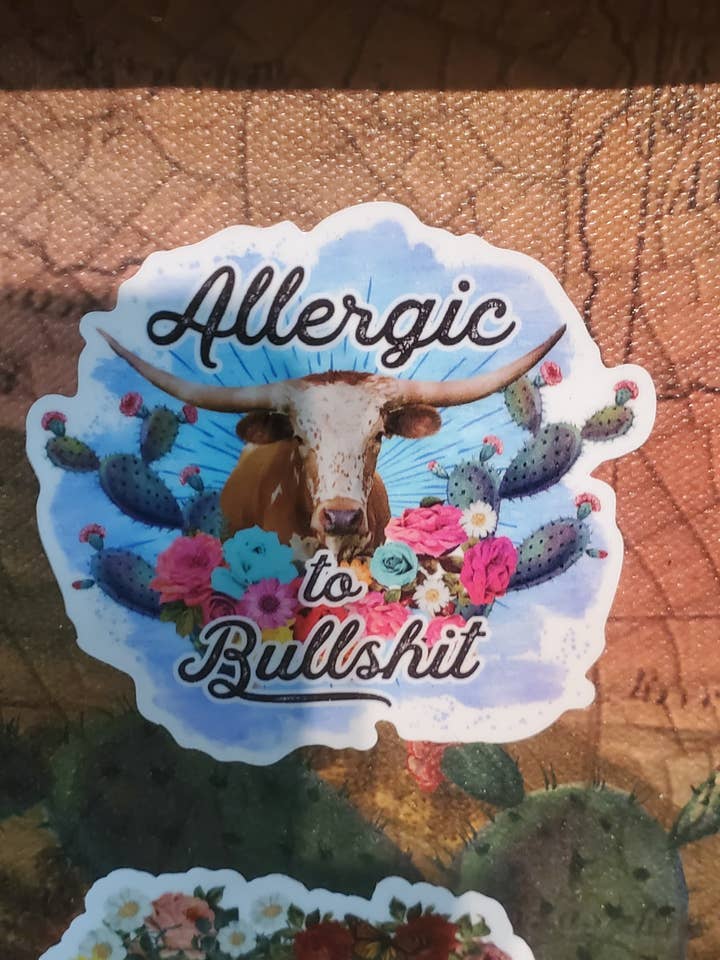 Pegatina Alérgica a BS para venta al por mayor de TroubleMaker Trading Company