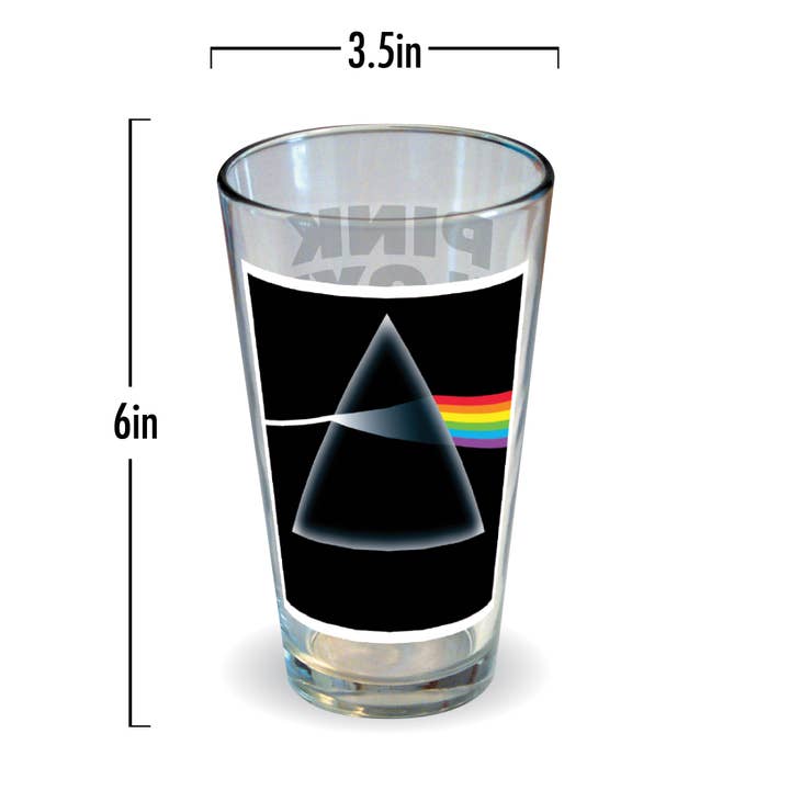 AQUARIUS, GAMAGO, ICUP, & ROCK SAWS by NMR Brands - Wholesale Drinking Glass/Cup - Pink Floyd Album Covers Drinking Glass Set (4-Pack / 16oz)2