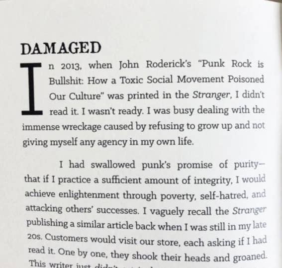 Microcosm Publishing & Distribution - Wholesale Biography & Memoir Book - Punk Damage: How The Punk Scene Gave Me Tools & Hope (Zine)1