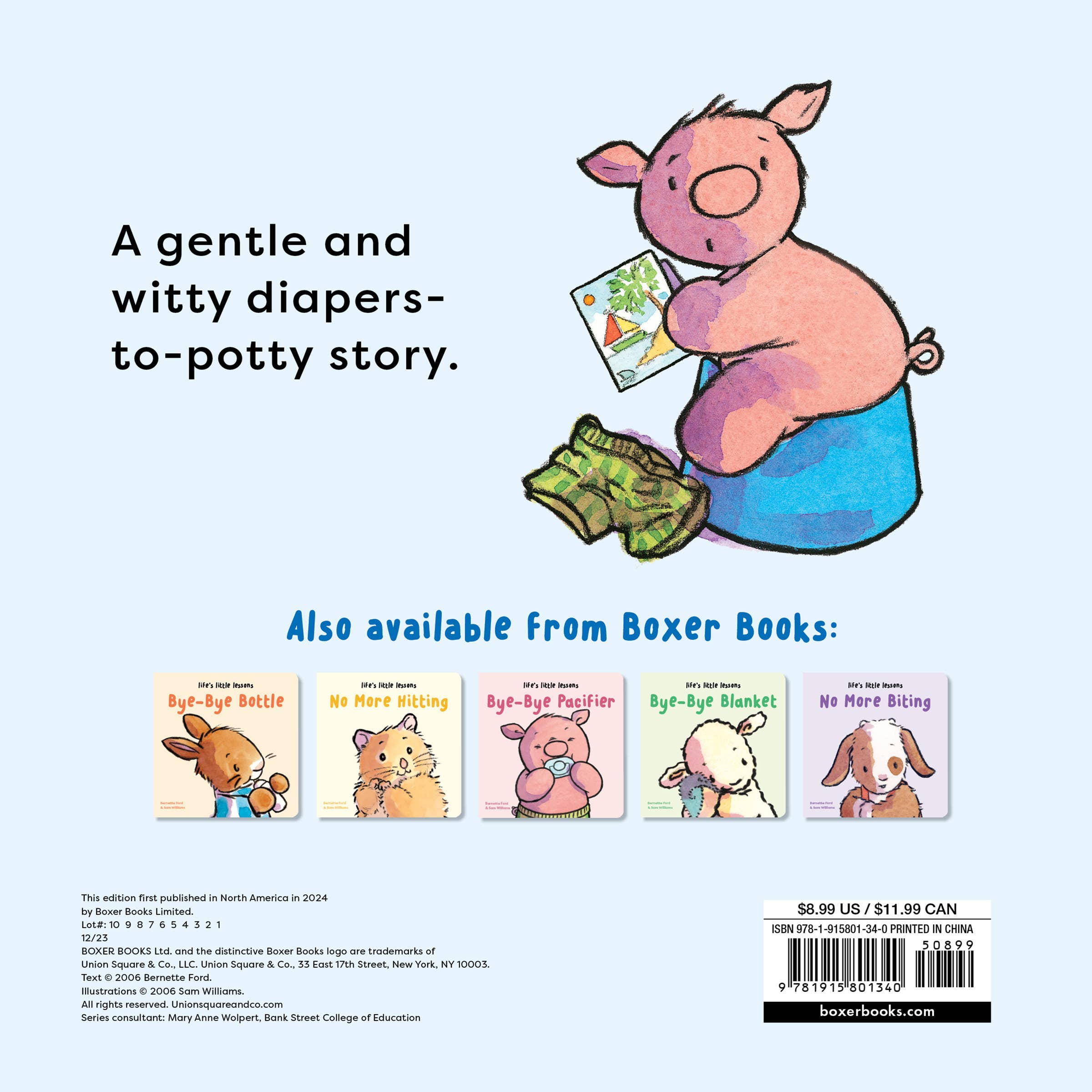 Hachette Book Group - Wholesale Baby & Toddler Book (0-2) - Life's Little Lessons: Bye-Bye Diaper by Bernette Ford1