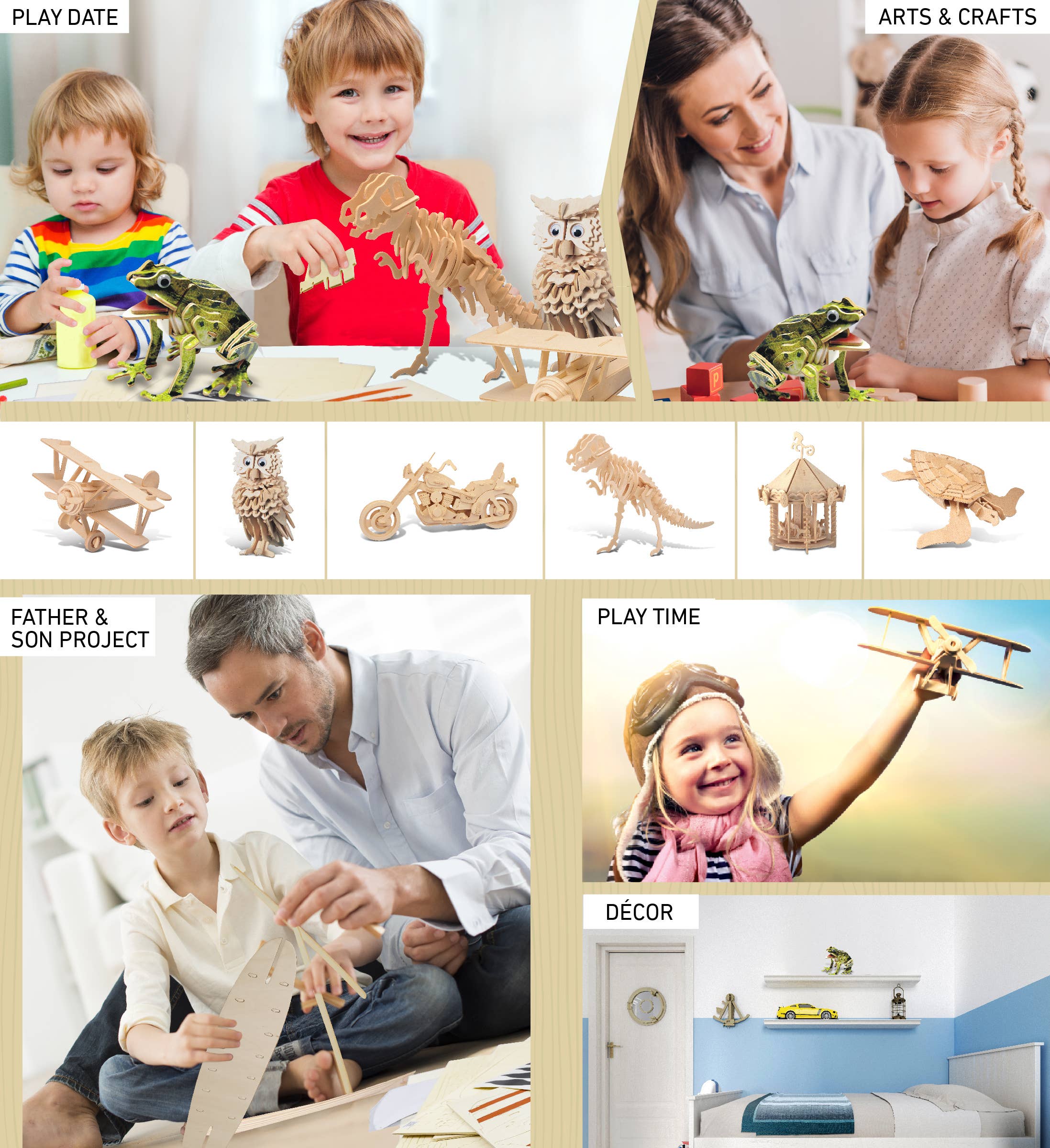 Cota Global - Venta al por mayor Puzle - Niños - Puzzles 3D Iluminados - Rana3