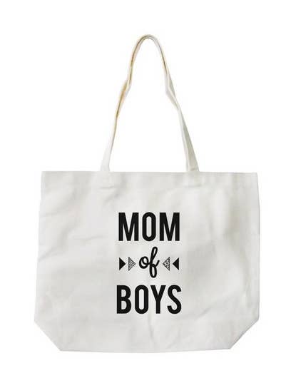 Mom Of Boys Canvas Bag for wholesale by 365 In Love