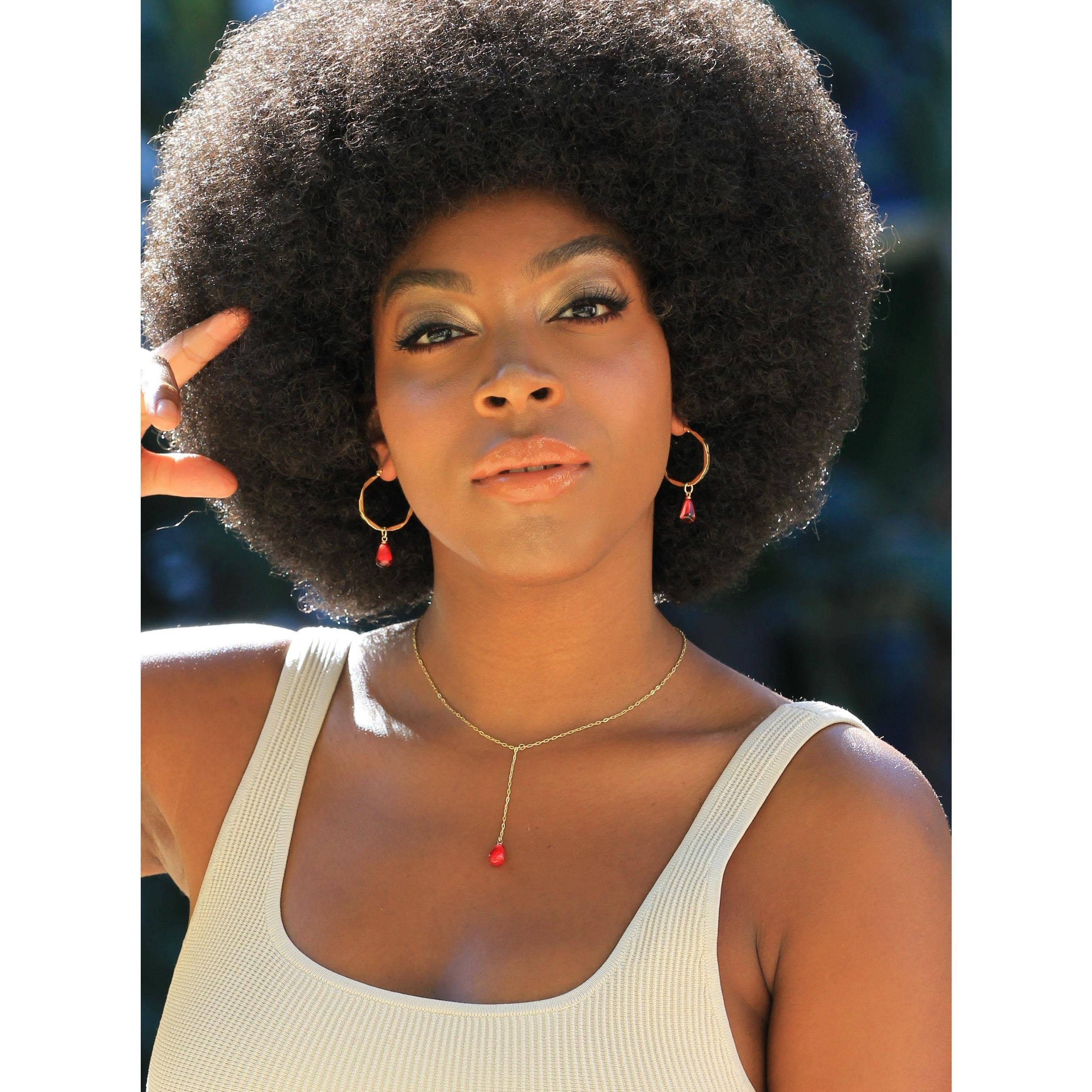 TaifJewely - Wholesale Hoop Earrings - 2 IN 1 POMEGRANATE EARRINGS1