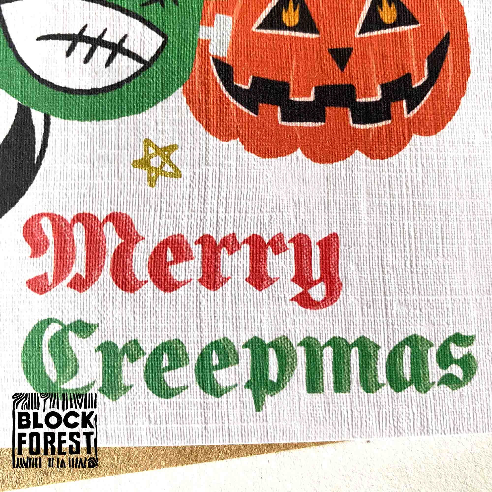 Blockforest - Wholesale Christmas Card - Creepmas Baubles Festive Yuletide / Christmas Card2