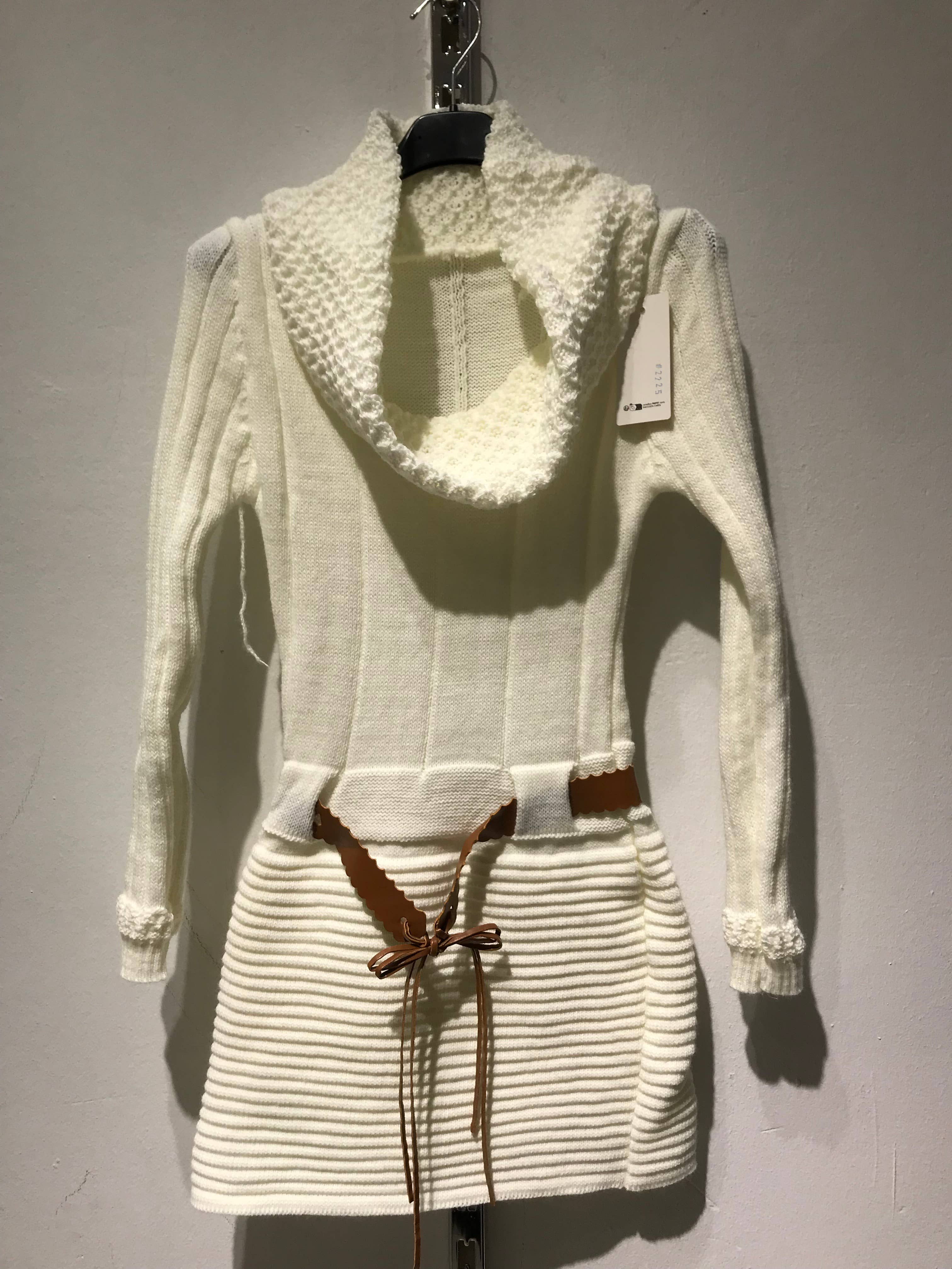 Only Yuan - Wholesale Knit Top - Women's - ref 2225 long sweater with belt5