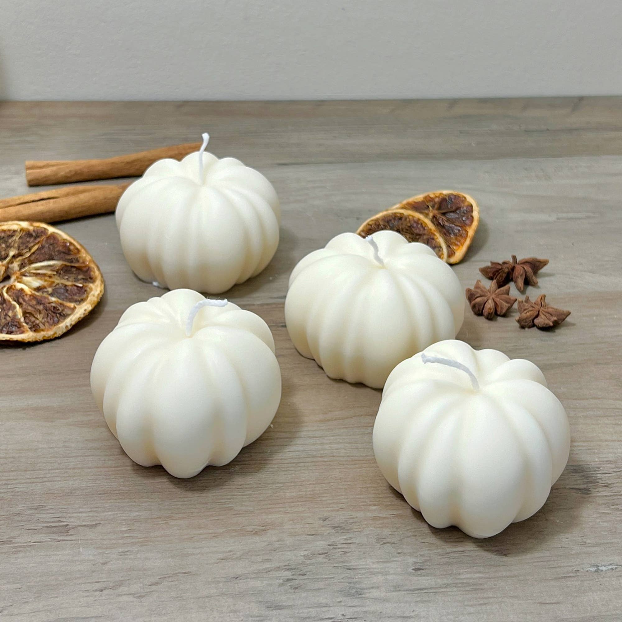 Eli and Things - Wholesale Novelty Candle - White Pumpkin Candle - White Halloween Decoration6