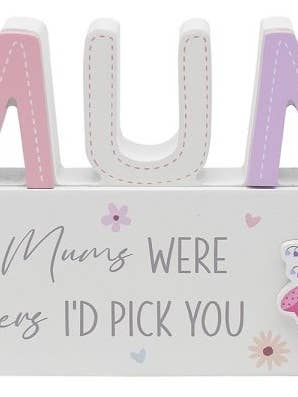 LP74974 - Placa de Madera Rosa Mum para venta al por mayor de David Fischhoff Ltd