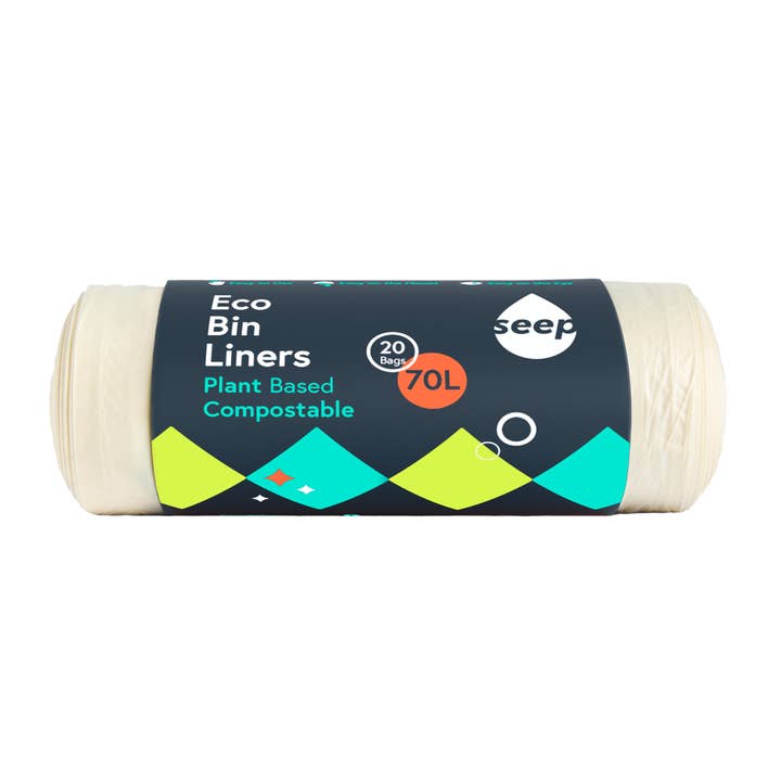 70L Eco Biodegradable Bin Liners for wholesale by Seep