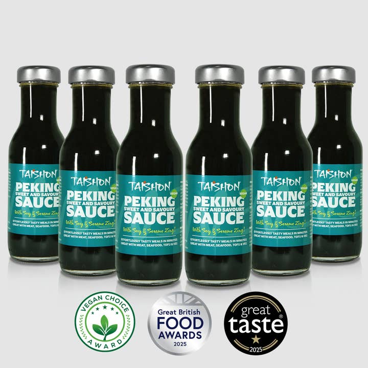 TAISHON PEKING SWEET AND SAVOURY SAUCE (CASE OF SIX) (VEGAN) for wholesale by Taishon