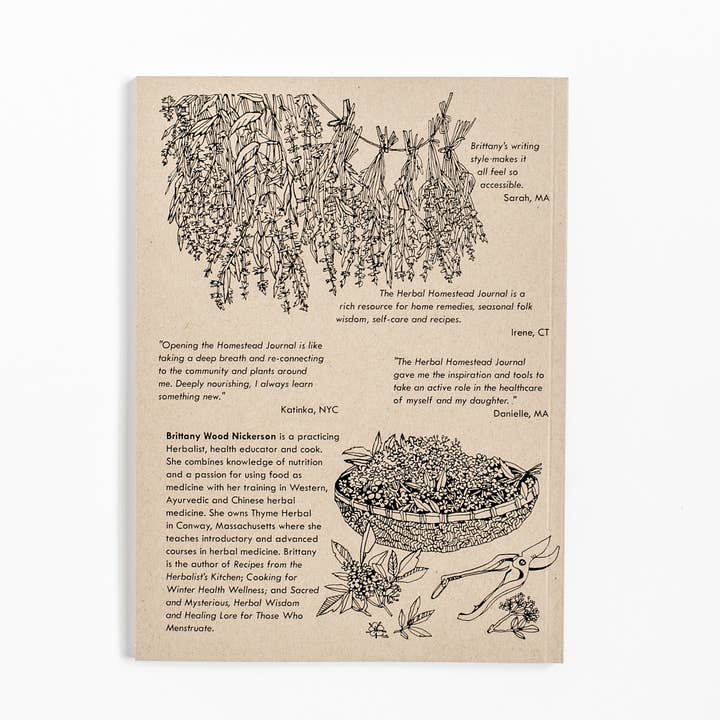 Thyme Herbal - Wholesale Journal/Diary - The Herbal Homestead Journal