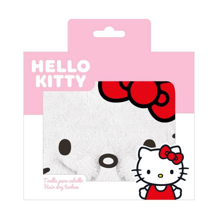 HELLO KITTY HAIR TOWEL - 2500003244 for wholesale by Mastoys, S.L.