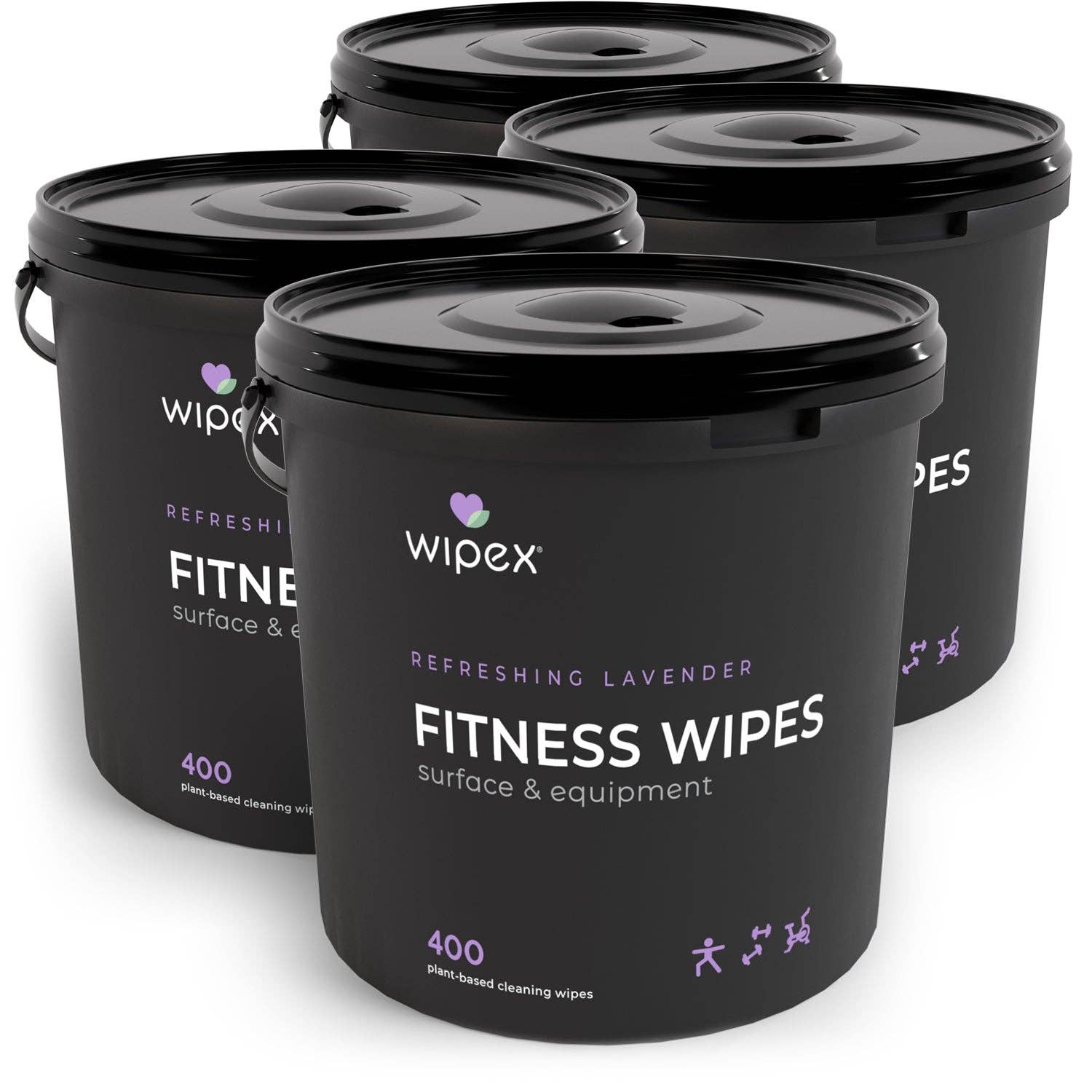 Wipex - Wholesale Fitness Equipment - Wipex 400 Yoga Mat Wipes | Natural | Plant-based | For Fitness & Yoga Gear, Chiropractic, Massage Tables1