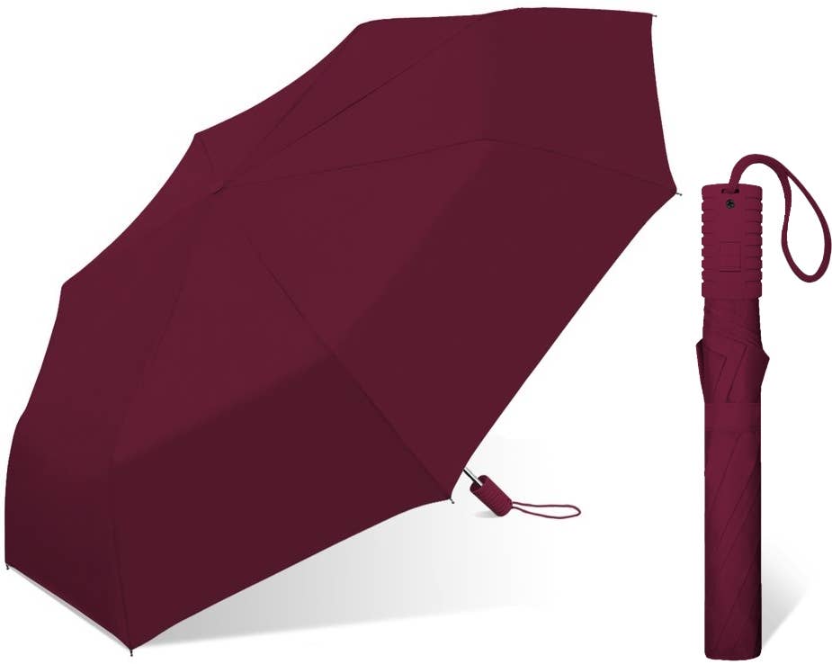 Chaby International - Vendita all'ingrosso Ombrello - Unisex - Ombrelli da pioggia pieghevoli automatici da 42" - colori solidi assortiti1