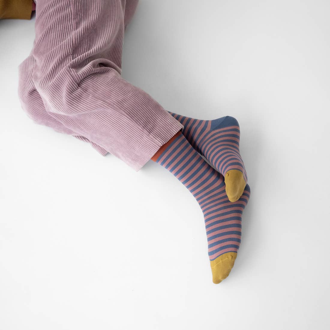 Bonne Maison - Wholesale Socks - Unisex - Grape Striped Sock3