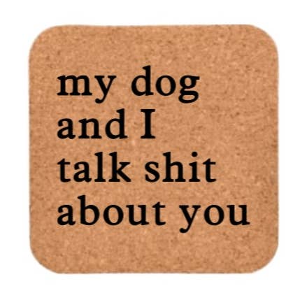 Collezione Dog/Cat & Talk Sh*% Cork Coaster per la vendita all'ingrosso da parte di B4homemade, LLC