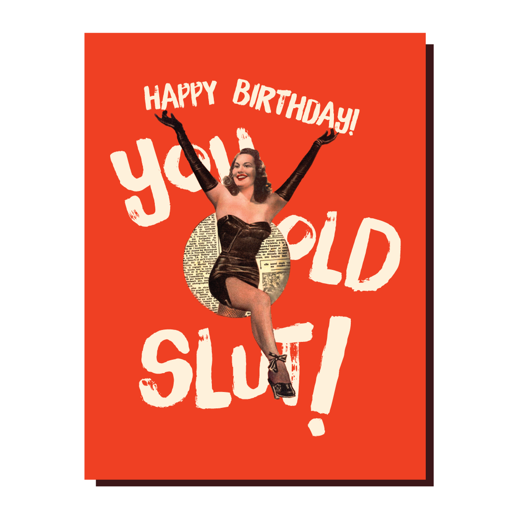offensivedelightful - Wholesale Birthday Card - YOU OLD SLUT! birthday card3
